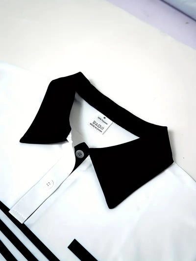 Dan® | Short Sleeve Shirt With Color Block Stripes