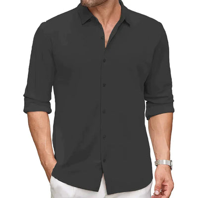 Waldo® | Long-Sleeved Casual Shirt With Button Placket