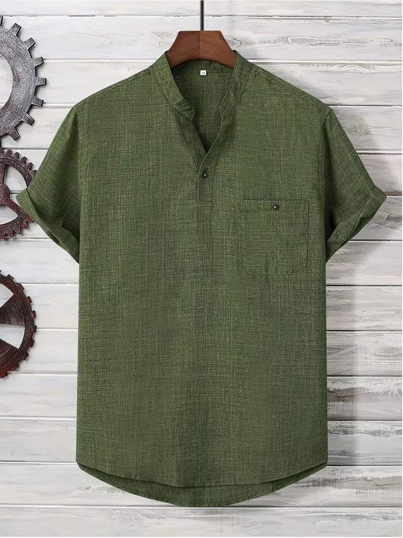 Jarvis | Short-sleeved shirt with chest pocket