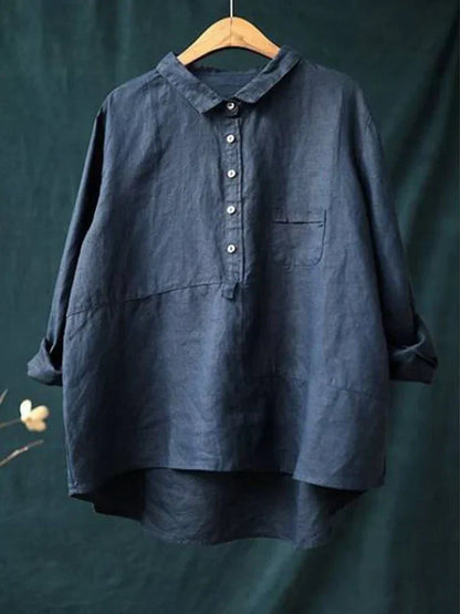Ricardo® | Long-sleeved shirt with front pocket and buttons