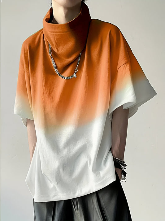 Zacchaeus® | Stylish T-Shirt With Color Gradient And Round Neck