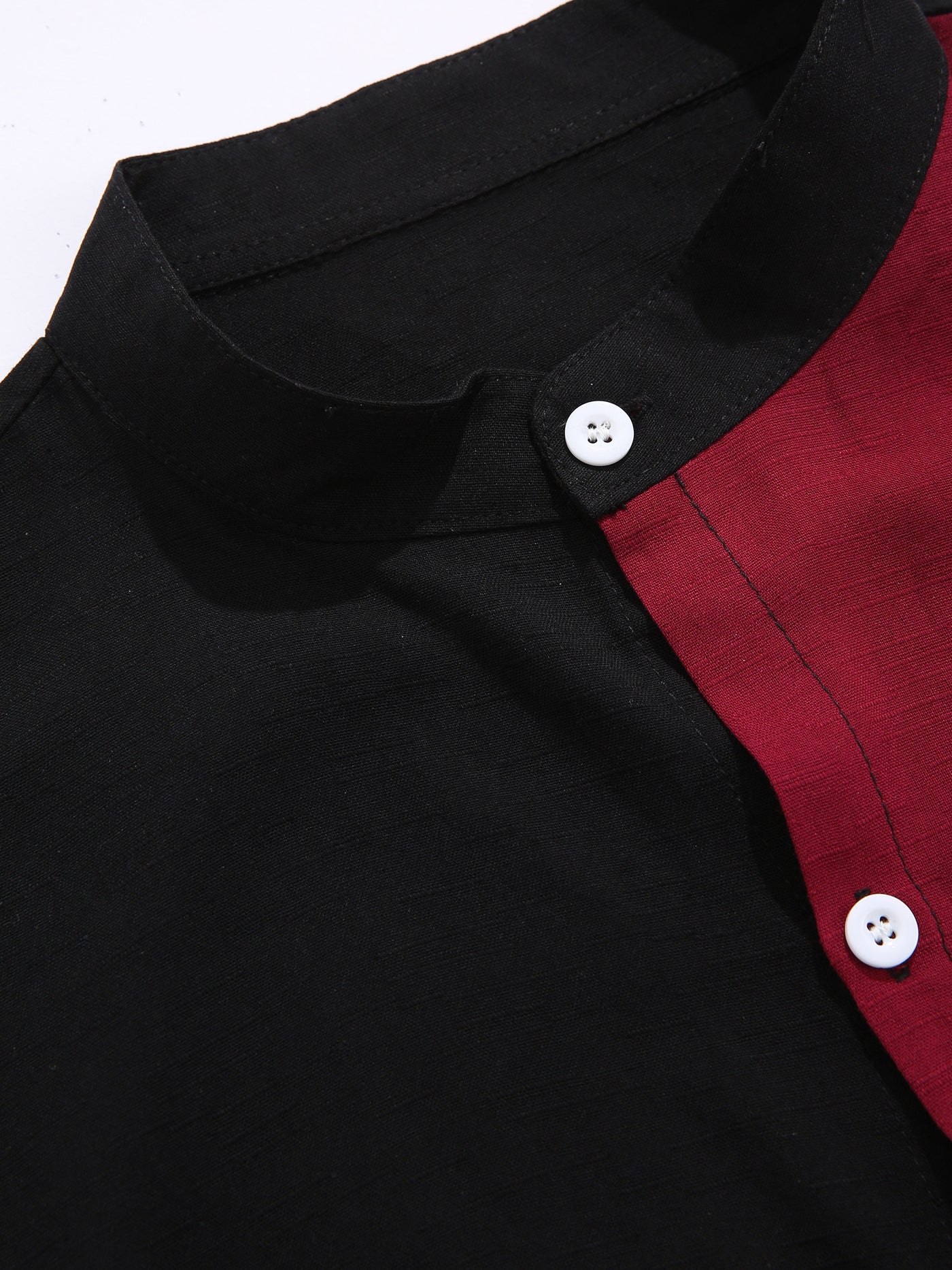 Arata® | Contrast Color Short Sleeve Shirts