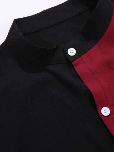 Arata® | Contrast Color Short Sleeve Shirts