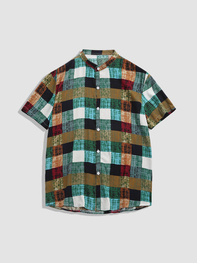 Amalek® | Multi Color Plaid Thin Shirts