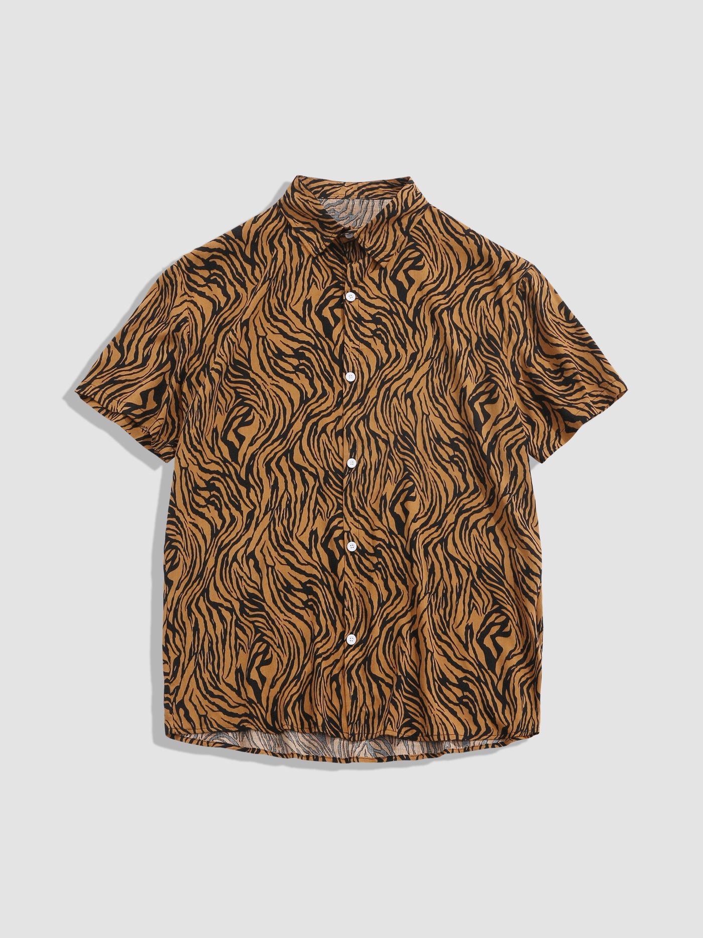 Alfonzo® | Animal Texture Cotton Shirts