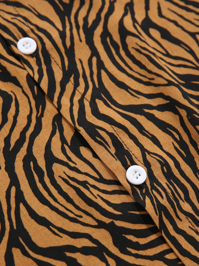 Alfonzo® | Animal Texture Cotton Shirts