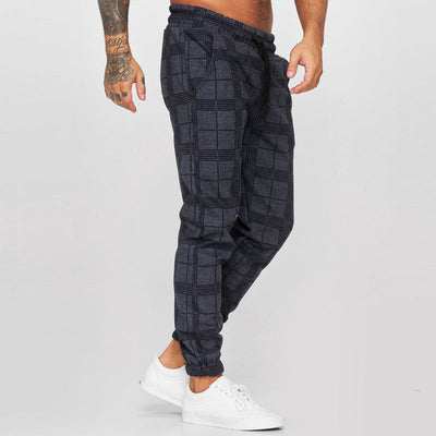Ron® | Men'S 3D Digital Plaid Pants