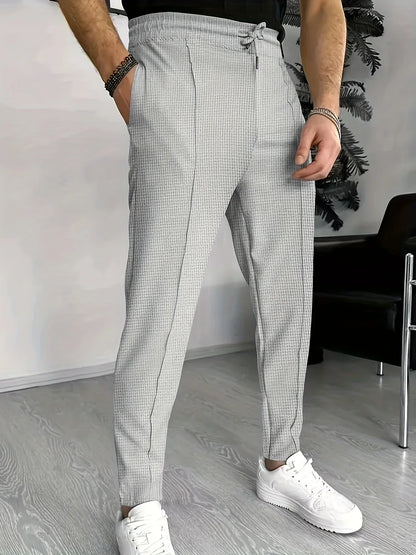 Zackary® | Stylish Checkered Slim-Fit Trousers