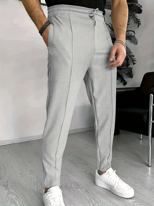 Zackary® | Stylish Checkered Slim-Fit Trousers