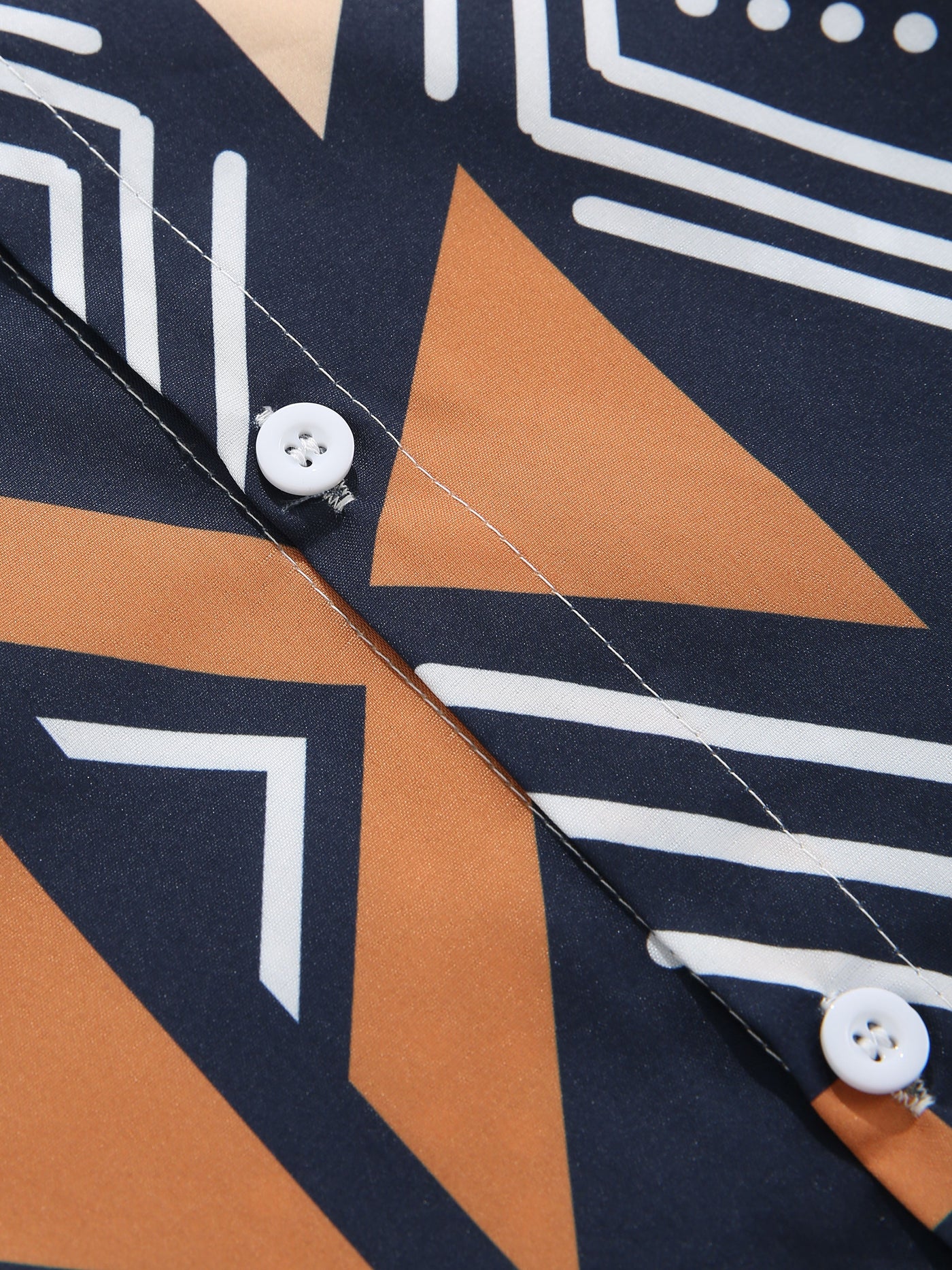 Aodh® | Geometric Print Shirt