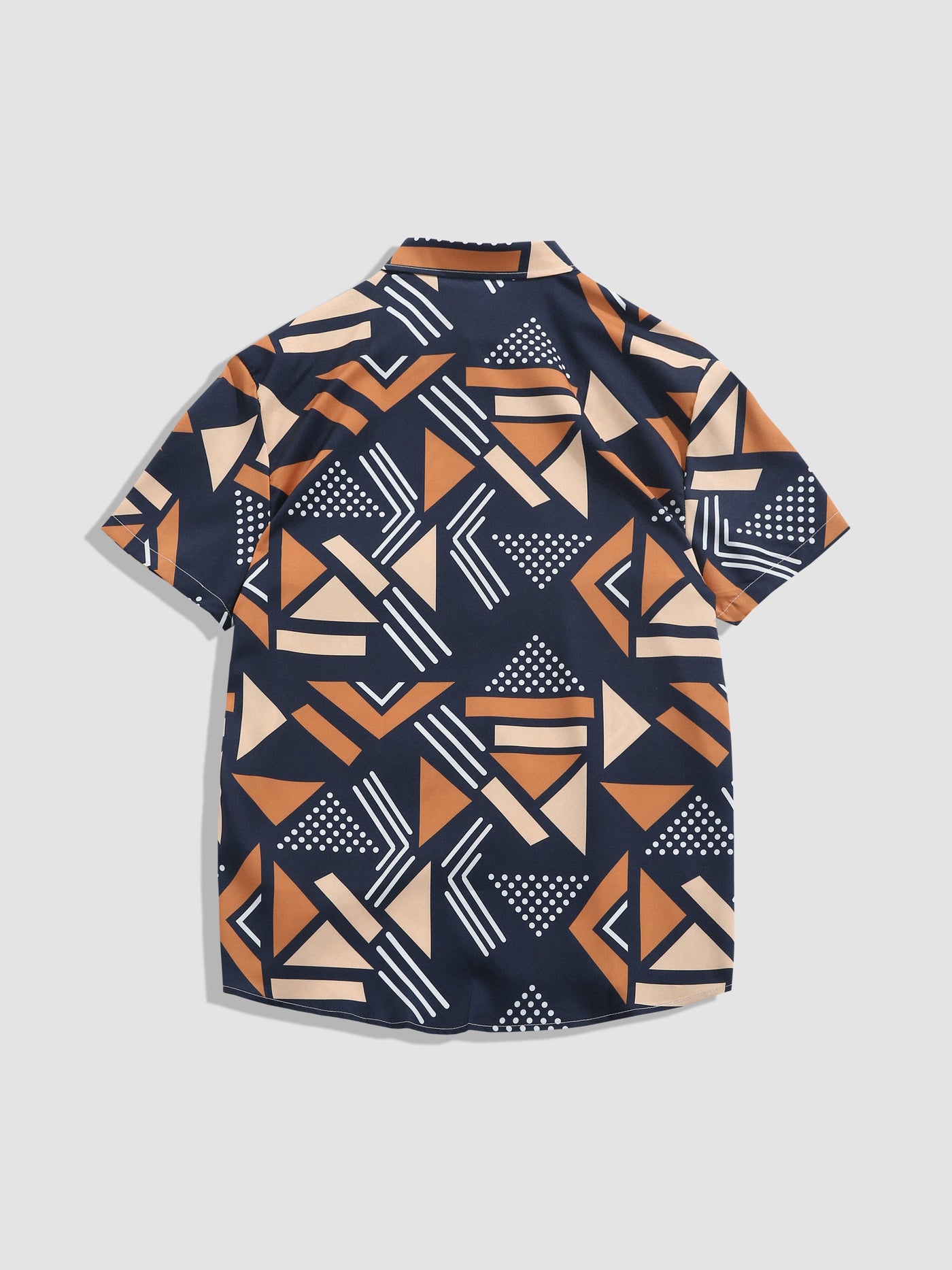 Aodh® | Geometric Print Shirt
