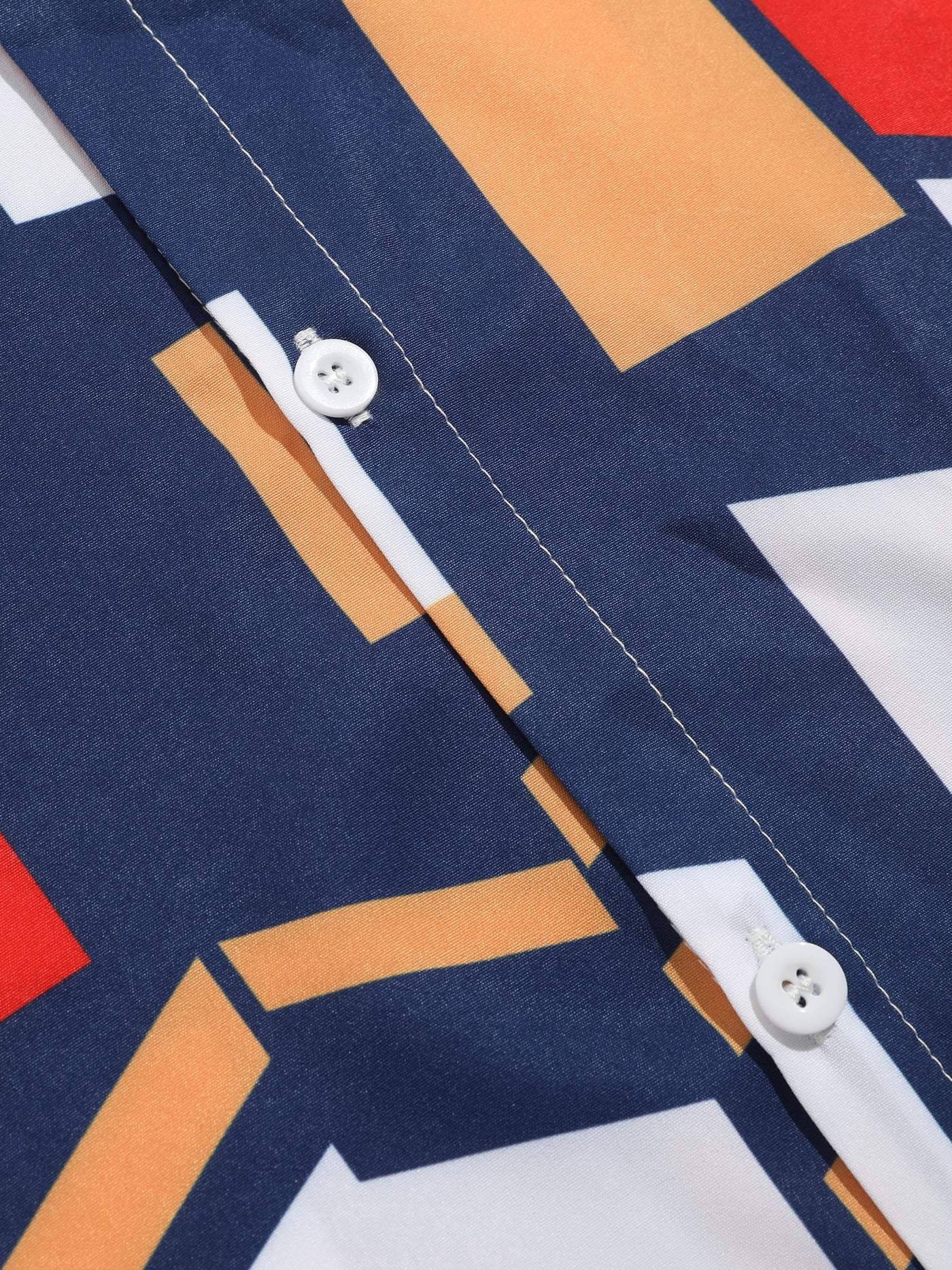 Albano® | Geometry Print Button Up Shirt