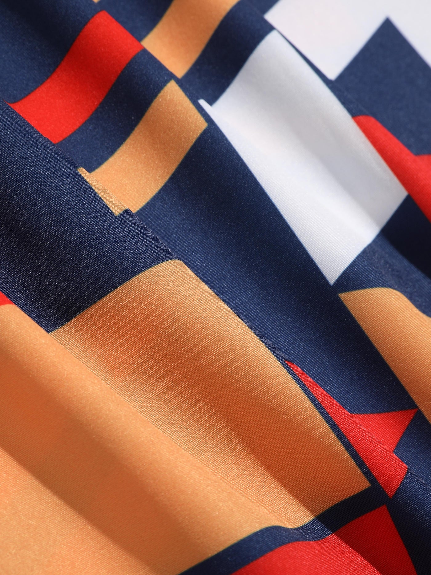 Albano® | Geometry Print Button Up Shirt