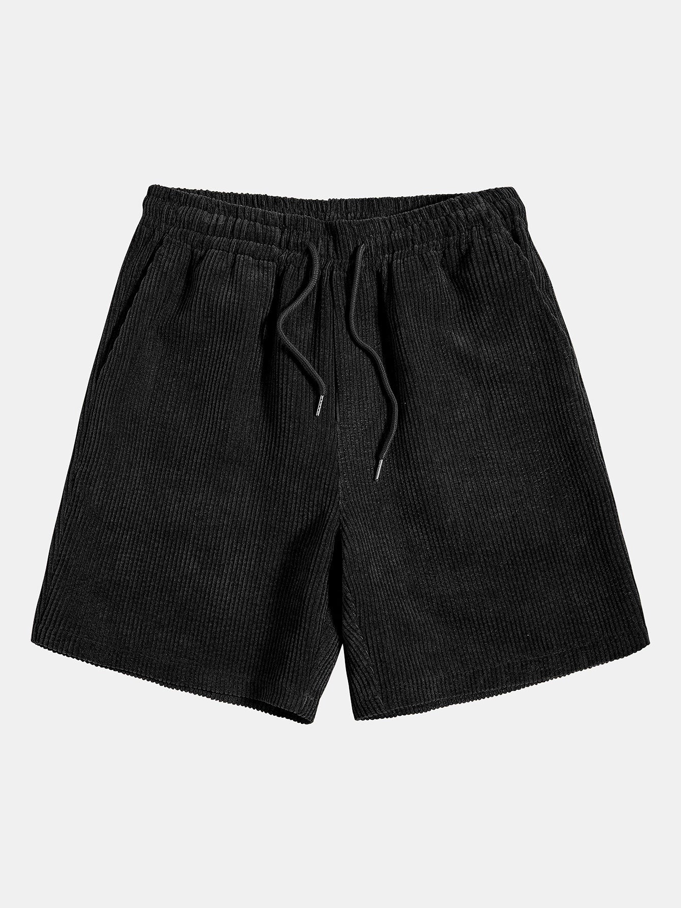 Plinio® | Create Adam Print Heavy Weight Oversize T-Shirt & Corduroy Shorts