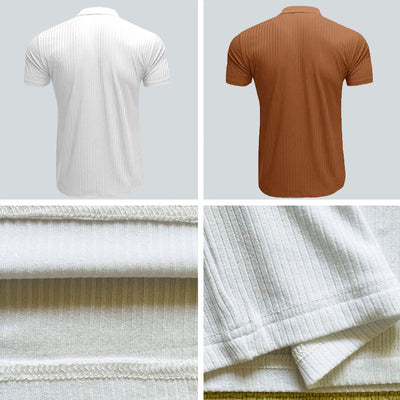 Kadin® | Short-Sleeved Sporty T-Shirt For Men With Lapels