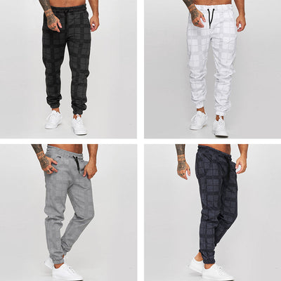 Ron® | Men'S 3D Digital Plaid Pants