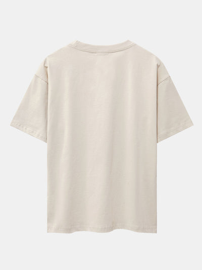 Domingo® | God Slogan Print Drop Shoulder Oversize T-Shirt