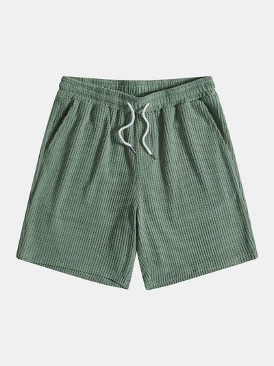 Adalhard® | Waffle Button Up Shirt & Shorts
