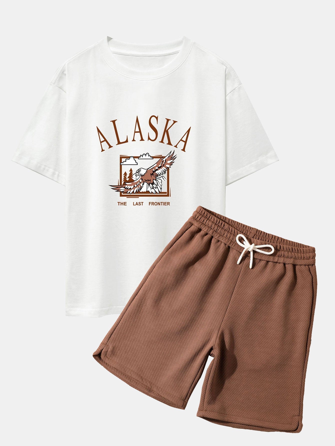 Tito® | Print Heavy Weight Oversize T-Shirt & Twill Jacquard Shorts
