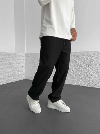 Brian® | Comfortable Ribbed Spandex Pants