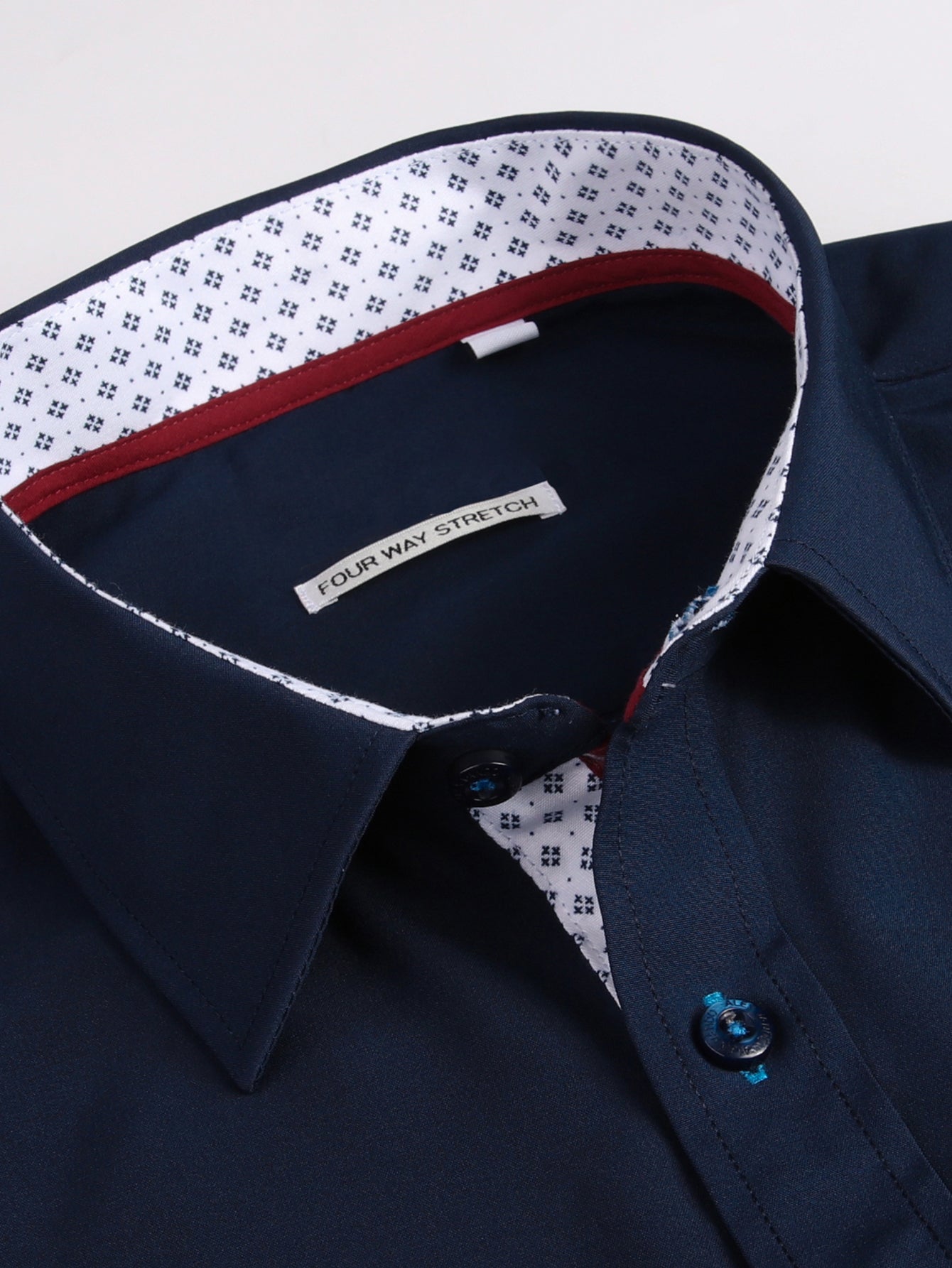 Dalmacio® | Long Sleeve Contrast Dress Shirt