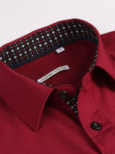 Dalmacio® | Long Sleeve Contrast Dress Shirt