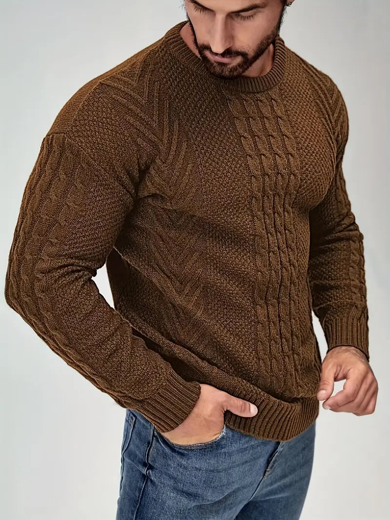 Cornelio® | Rib Knit Sweater For Men