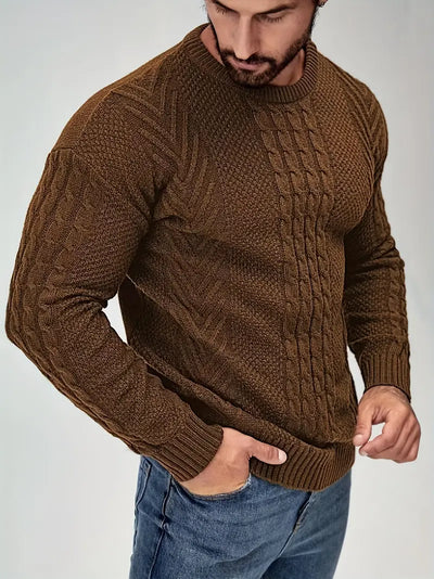 Cornelio® | Rib Knit Sweater For Men