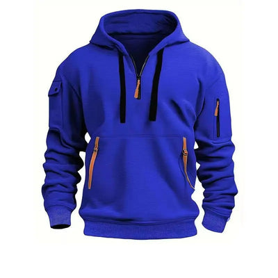 Cassiel | Men's multi-pocket hoodie