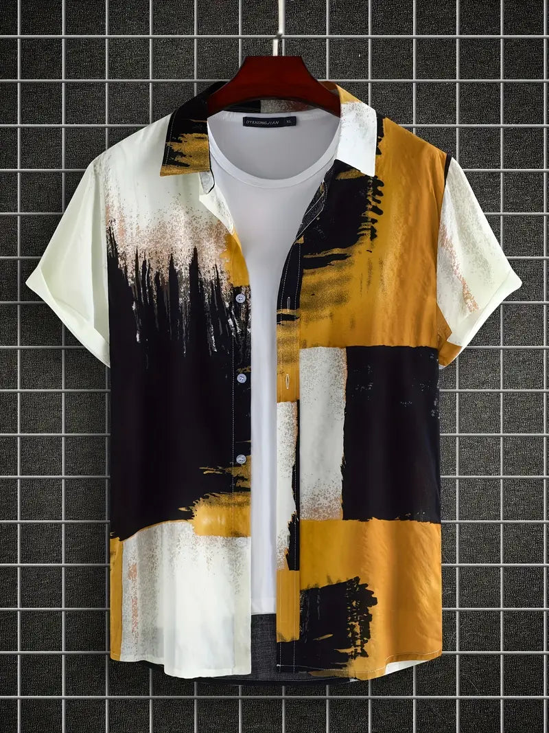 Lyda® | Casual Short-Sleeved Shirt With Various Patterns For Men