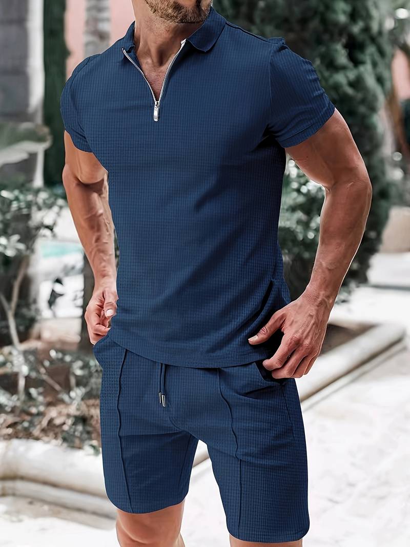 Jason® | Men's Muscular Two-Piece Summer Set