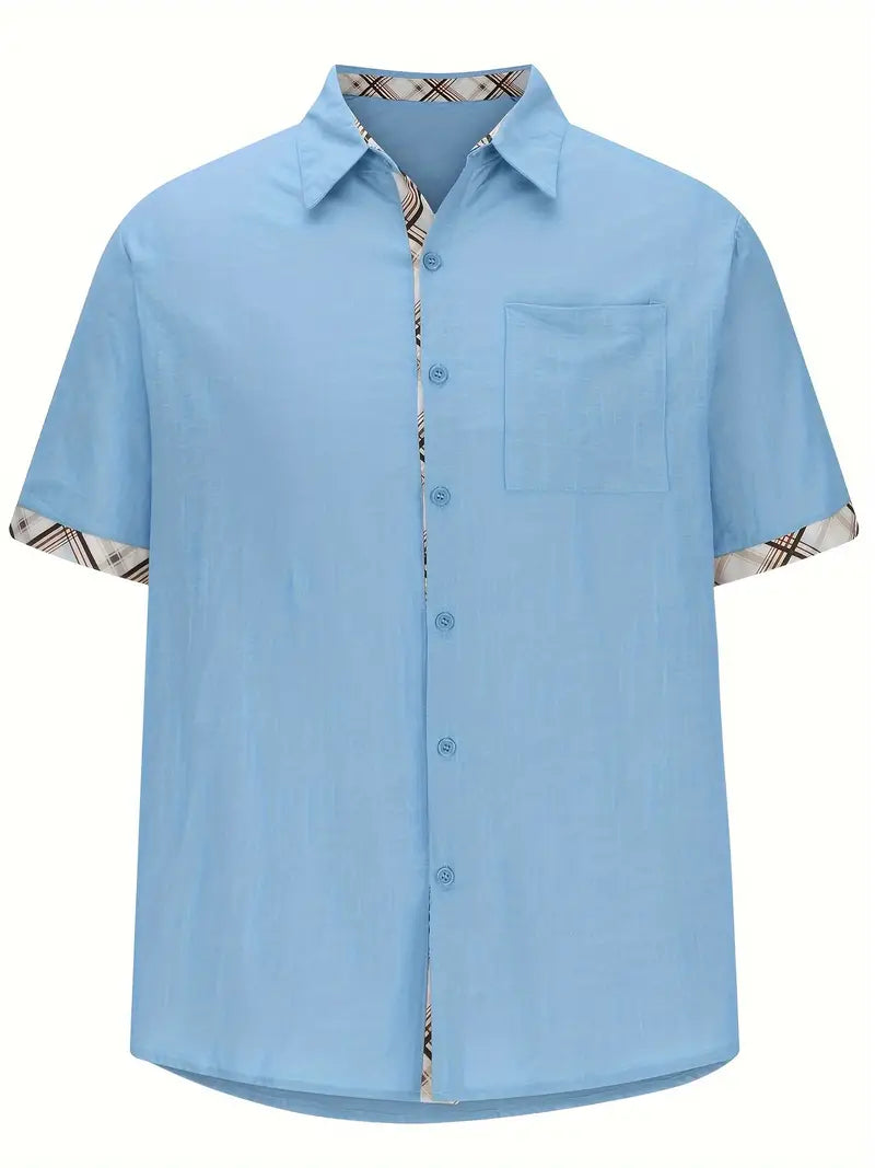 Lyra® | Stylish Shirt With Checkered Graphic Print For Men