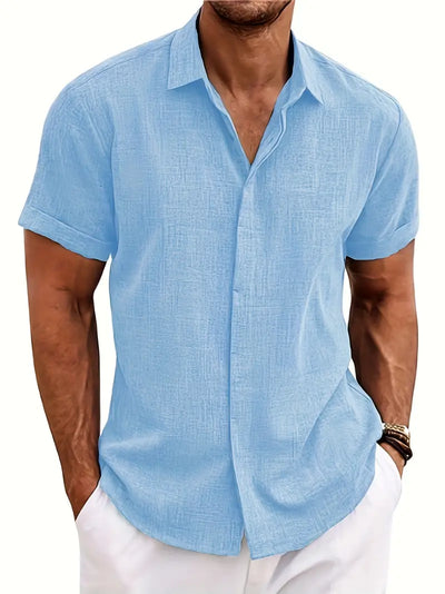 Victorio® | Stylish, Loose, Breathable Short-Sleeved Shirt For Men