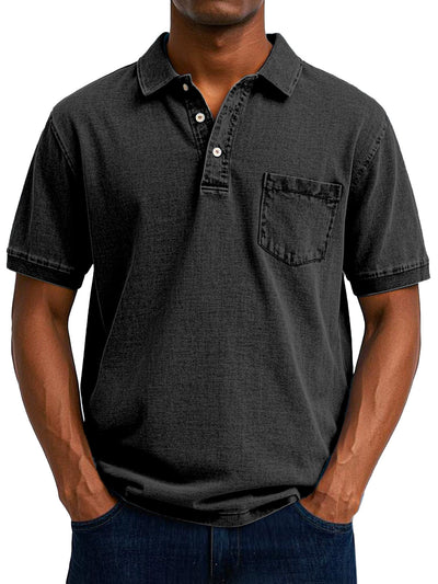Lenoir™ - Men's Vintage Casual Polo Shirt