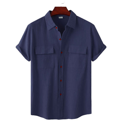 Judas® | Short-Sleeved Linen Shirt For Men