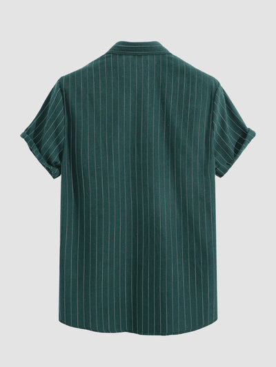 Aidan® | Regular Fit Stripes Shirts