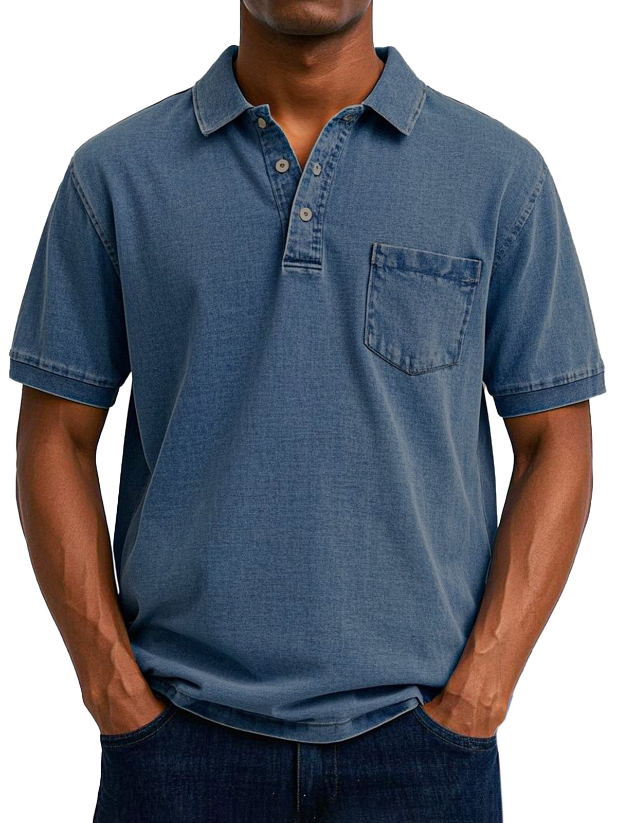 Linus® | Men'S Casual Vintage Polo Shirt