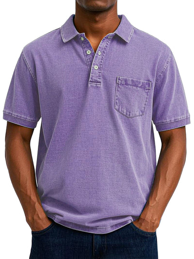 Lenoir™ - Men's Vintage Casual Polo Shirt