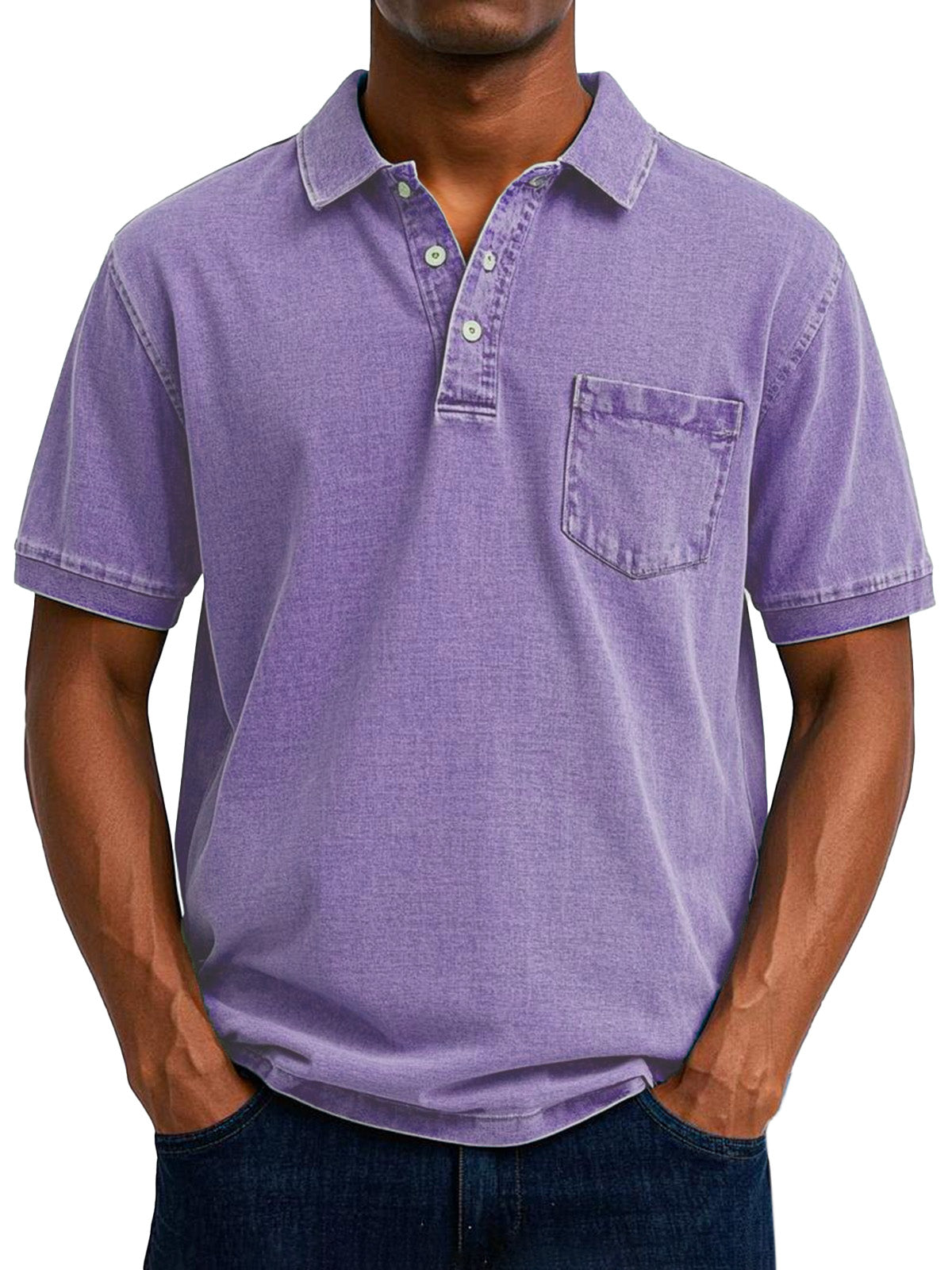 Anakin | Men's Vintage Casual Polo Shirt
