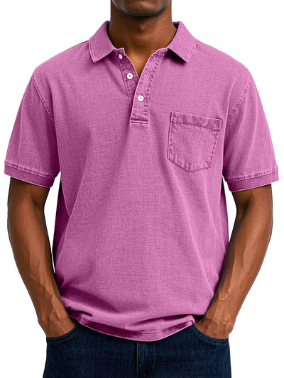 Lenoir™ - Men's Vintage Casual Polo Shirt