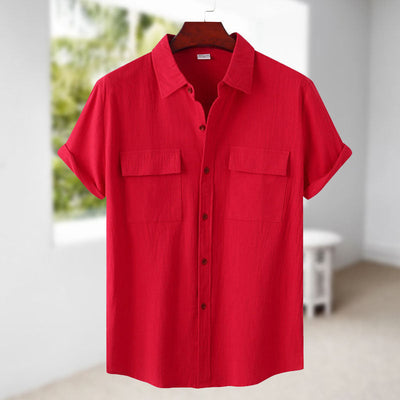 Judas® | Short-Sleeved Linen Shirt For Men