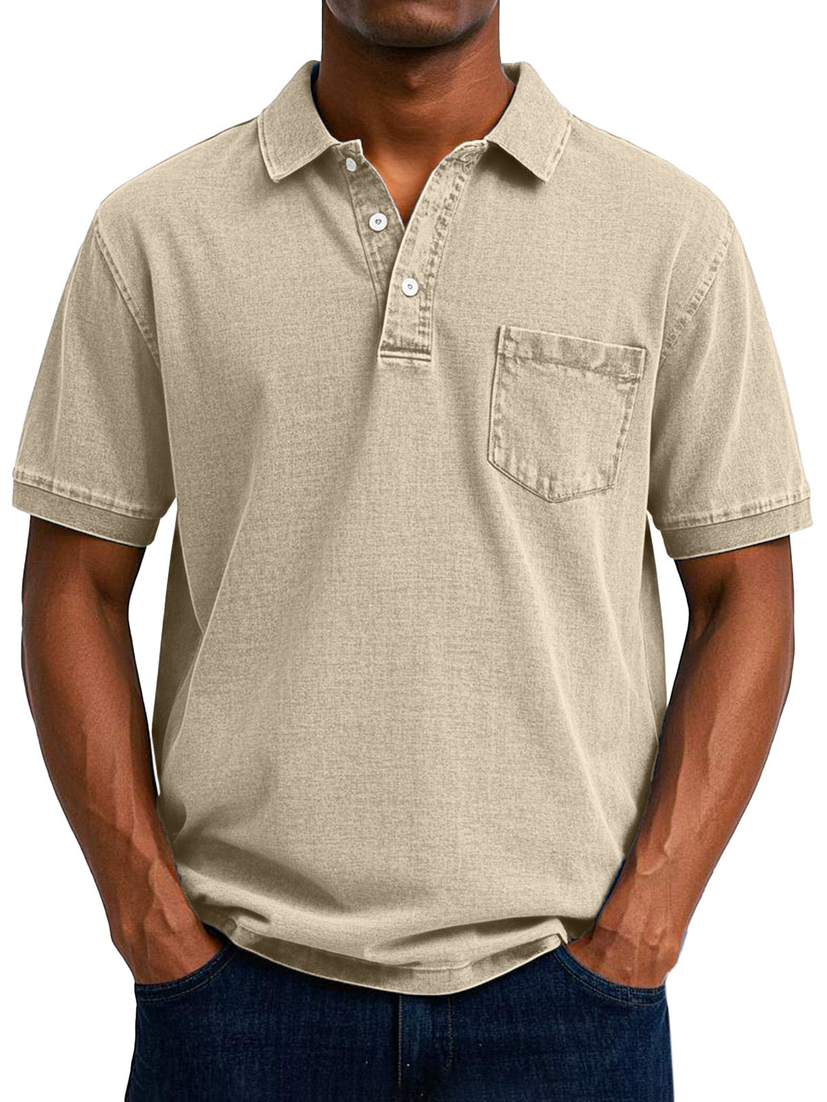 Anakin | Men's Vintage Casual Polo Shirt