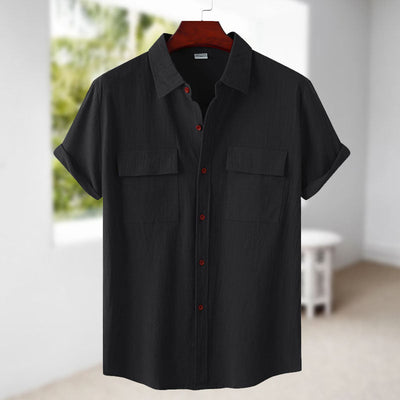 Judas® | Short-Sleeved Linen Shirt For Men