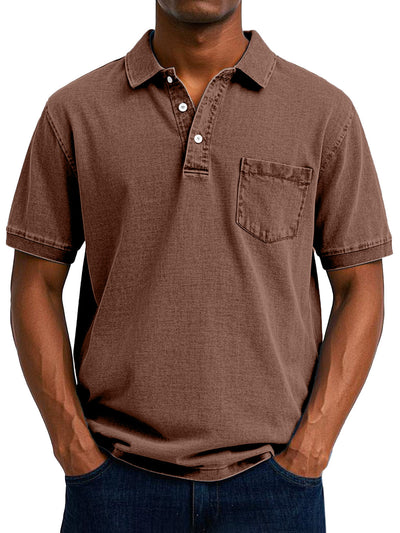 Anakin | Men's Vintage Casual Polo Shirt