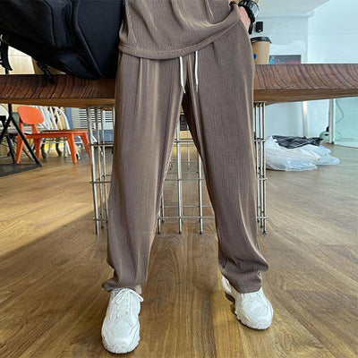 Draven® | Men'S Casual Ice Silk 2-Piece Set