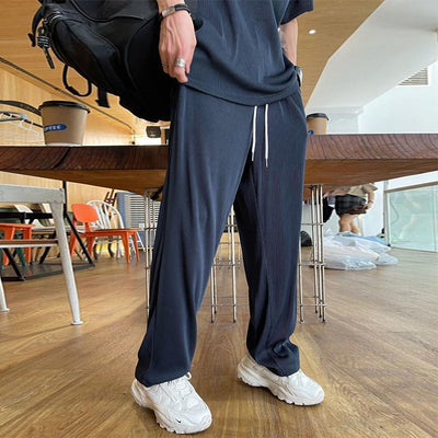 Draven® | Men'S Casual Ice Silk 2-Piece Set