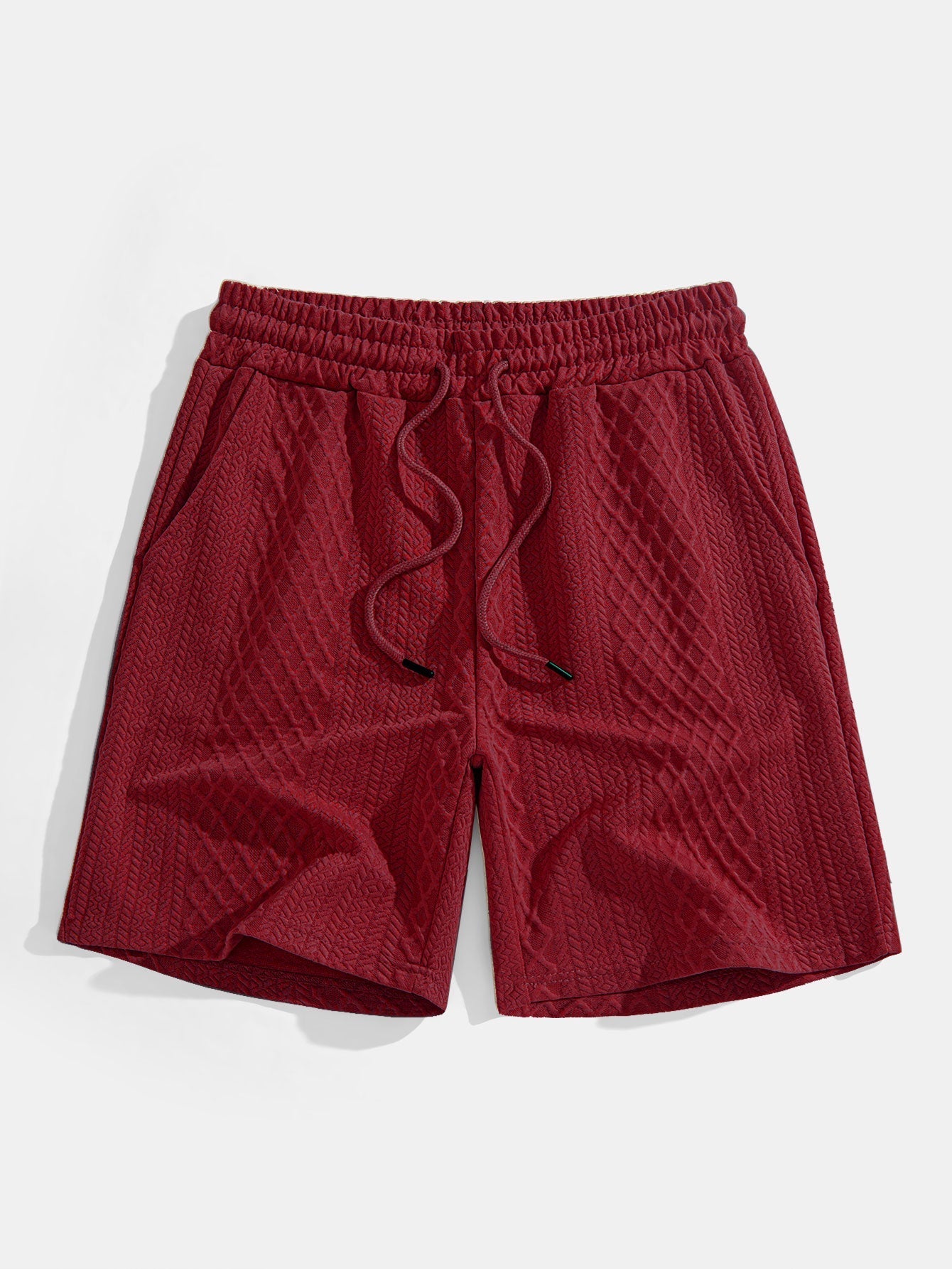 Edgardo® | Geometric Diamond Jacquard Polo & Shorts