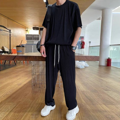 Draven® | Men'S Casual Ice Silk 2-Piece Set