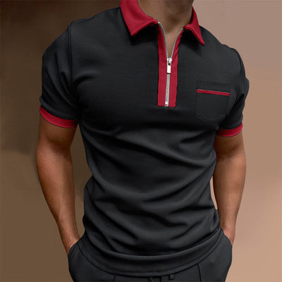 Kacey® | Business T-Shirt With Zip For Men