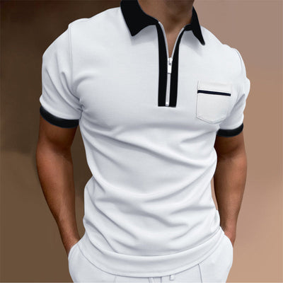 Kacey® | Business T-Shirt With Zip For Men